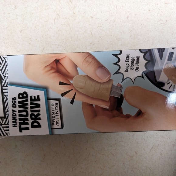 Handy USB "thumb" 256 MB thumb drive - humorous gift - Picture 6 of 6